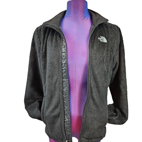 North Face Black Osito Fleece Jacket Size Small Women's D119 - Picture 11 of 12